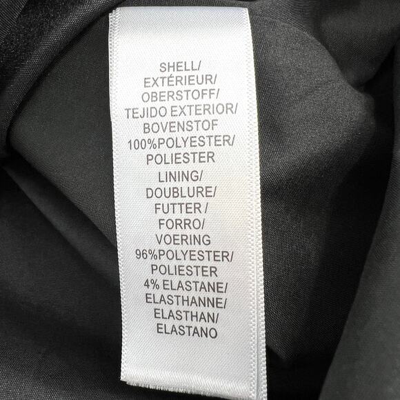 Aidan by Aidan Mattox Womens Black Textured Hi-Low Cocktail Dress Lined Size 0 - Picture 9 of 11